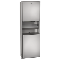 KWC RODAN Zestaw obejmujący podajnik ręczników papierowych + dozownik mydła + pojemnik na odpady RODX617E