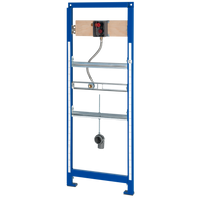 KWC AQUAFIX Stelaż podtynkowy z puszką montażową do podtynkowej armatury spłukującej do pisuarów ze stali szlachetnej AQFX0002