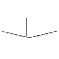 KWC MEDCARE Karnisz do zasłony prysznicowej MEDC0015