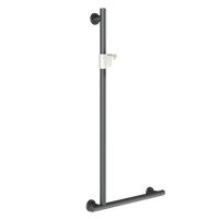 KWC MEDCARE Poręcz kątowa 90° z uchwytem na słuchawkę prysznicową MEDC0005