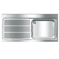 KWC MAXIMA Zlewozmywak przemysłowy do montażu w blacie lub montażu naściennego MAXL117-140