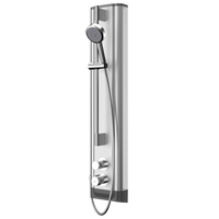 KWC F5S-Therm Panel natryskowy ze stali szlachetnej ze słuchawką natryskową F5ST2023