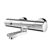 KWC F3ET1002 Elektroniczna bateria termostat  chrom montaż naścienny