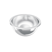 KWC RNDH200 Umywalka okragla stal szlachetna O wysokim połysku Montaż do zabudowy