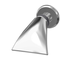 KWC Wodospadowa głownica natryskowa DN 15 z przegubem kulowym do montażu ściennego SHHE0004