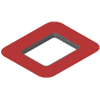 KWC Kołnierz przyklejany przesuwny ACBX9002