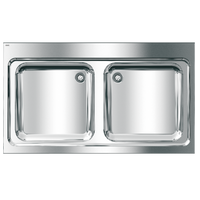 KWC MAXIMA Zlewozmywak przemysłowy 120cm MAXL200-120