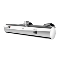KWC F5E-Therm Elektroniczna termostatyczna bateria ścienna z zasilaniem bateryjnym F5ET2007